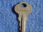 Key - Chicago Lock Co. From Ken Shyvers' Estate 4206. Fixed Price $13.00.