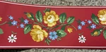 Pretty Laura Ashley Garden Posy Berry Red Wallpaper Border 4-1/8 Wide. Fixed Price $18.00.