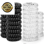 Tailaimei 30 Pcs Spiral Count (pack Of 1), Black & Transparent,. Fixed Price $11.98.