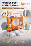 Ducki Wall Protector 4 Pack Door Handle Stopper Self Adhesive Matte White. Fixed Price $14.99.