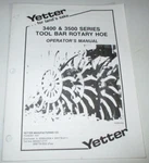 Yetter 3400 3500 Series Tool Bar Rotary Hoe Operators & Parts Manual 10/97 Oem. Fixed Price $7.49.