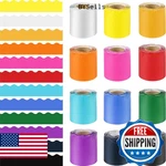 Bulletin Board Borders Set 12 Rolls 393.6 Ft Colorful Decoratio. Fixed Price $35.83.