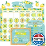 Teacher Created Resources Lemon Zest Calendar Bulletin Board TCR8479. Fixed Price $31.78.