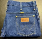 Vtg 70/80S Wrangler 912PW Dark Denim Regular Fit Jeans Mens 38X30 Usa Made. Fixed Price $54.99.