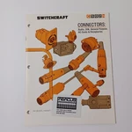 Switchcraft Connectors Catalog C502H Audio Din Cords And Receptacles Vtg 1982. Fixed Price $13.20.