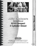 Allis Chalmers 5215 Tractor Service Repair Manual Compact 3CYL Diesel 4WD. Fixed Price $44.99.