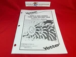 1992 Yetter 3400 & 3500 Tool Bar Rotary Hoe Operator's Manual 2565-118. Fixed Price $14.99.
