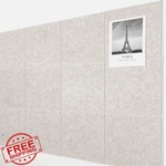 Aktop 47"X35" Felt Cork Board 12 Tiles Latte Wall Notice Pin Office School. Fixed Price $44.99.