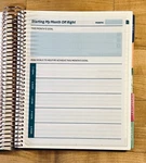 Monthly Goals Two Sided Dashboard 4 Use Erin Condren Planner-. Fixed Price $12.39.