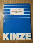 Kinze Operator & Parts Manual M0158 40 Series Grain Auger Wagons 8/96 1J-3087-M2. Fixed Price $12.00.