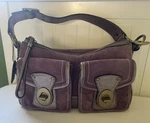 Coach Suede Legacy 111350 65TH Anniversary Shoulder Bag Limited Edition Purple. Fixed Price $2300.00.