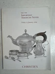 American Silver Christie's 2009 Boelen Edwards Revere Whiting Dom Gorham, B207. Fixed Price $15.00.