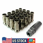20 Muteki SR48 Super Tuner Lug Nuts With Key Acorn Titanium 12X1.5 Extended. Fixed Price $39.00.