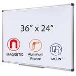 Dexboard Inch Magnetic Dry Erase - Wall 36"W 24"H, White. Fixed Price $59.58.