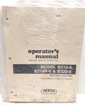 Used Operators Manual For Woods Rotary Cutter F-7845 (rev. 2/91). Fixed Price $10.00.