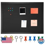 Owlkela 17X23" Black Felt Cork Board, Vision Photo Display. Fixed Price $44.81.