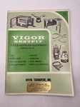 Vigor Bestfit Tools, Supplies, & Equipment Catalog BK-130. Fixed Price $18.00.