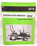 Used Operators Manual For Deutz Allis 5215 Compact Diesel Tractors 72118510. Fixed Price $15.00.