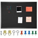 Owlkela 17X23" Black Felt Cork Bulletin Board - Vision/photo/memory Pin. Fixed Price $54.17.