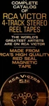 Complete Catalog Of Rca Victor 4-TRACK Stereo Reel Tapes 1965. Fixed Price $24.24.