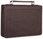 Bible Cover Classic Brown Names Of Jesus Isa. 9:6 Other By Christian Art Gifts. Fixed Price $27.95.