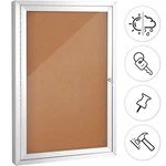 Swancrown Outdoor Enclosed Cork Bulletin Board Weatherproof Display Cases Tam.... Fixed Price $192.63.