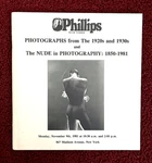 Phillips Photographs From The 1920S & 1930S / Nude In Photography 1850-1981. Fixed Price $11.00.