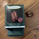 1998 Hallmark Miniature Ornament The Wizard Of Oz Dorothy's Ruby Slippers. Fixed Price $9.00.