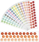 Gersoniel Planner Number Stickers 15 Sheets Rainbow. Fixed Price $16.53.