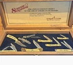 Vintage Schrade Usa 1996 Great American Outdoors Set. Fixed Price $699.95.