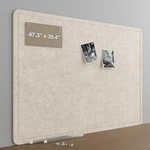 Large Felt Bulletin For Wall, 48"X36" Frameless Picture Board, Soft. Fixed Price $58.81.
