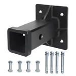 Bolt On Receiver Hitch Wall MOUNT,2" Opening Tube,lock Heavy D.... Fixed Price $55.79.