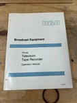 Vintage Rca Television Broadcast Station TR-60 Tape Recorder Set Of Manuals (4). Fixed Price $129.95.