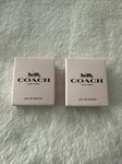 2 Coach New York Purse Size 0.15 Oz Each, Eau De Parfum Perfume In Box. Fixed Price $16.00.