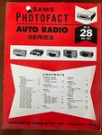 Sams Photofact Auto Radio Series AR-28 January 1965. Fixed Price $10.00.