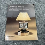 Sotheby's Imp. Watches, Wriswatches & Clocks Patek Auction Catalog '96'. Fixed Price $13.30.