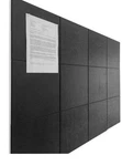 Decorita Black Cork Board Alternative 47"X35" Felt Wall Tiles (12-PACK) Aest. Fixed Price $40.00.