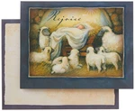 Lang - "rejoice", Boxed Christmas Cards, 5.38 6.88 Inches, Red, Green. Fixed Price $16.55.