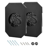 2 Pcs Siding Mounting Block Kit Outdoor Light, With Built-in Electrical Box, .... Fixed Price $30.05.