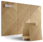 Felt Bulletin Board 70.87 47.24 6 Pack Natural Oak Diamond Fluxynara Large. Fixed Price $179.99.
