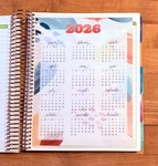 Yearly Calendar 2026-27 Dashboard 4 Use With Erin Condren Life Planner. Fixed Price $12.39.