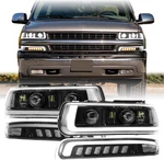 Usr 99-02 GMT800 Pickup Front Head Lamps 4PC Set (left + Right) Compatible With. Fixed Price $583.99.