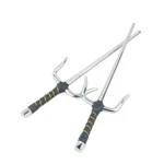 Octagon Metal Martial Arts Sai Multi Size Black And Silver 19". Fixed Price $54.98.