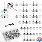Goolada 60 Sets Magnetic Push Pins, Silver Tacks, Flat Thumbtacks For. Fixed Price $41.42.