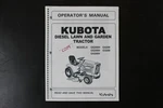 Kubota Diesel Lawn & Garden Tractor Operator's Manual G6200H G4200 G5200H. Fixed Price $29.99.