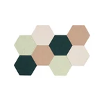 Lajar 8 Pcs Hexagon Felt Bulletin Board Tiles Self Adhesive Pin Green. Fixed Price $27.88.