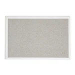 Brands Farmhouse Linen Bulletin Board 30"X20" White Wood Frame. Fixed Price $58.77.