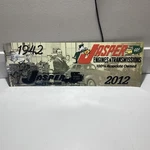 Jasper Engine & Transmission Garage Dealer Sign Metal Embossed Advertisment. Fixed Price $98.00.