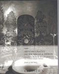 Christie Paris 20C Decorative Art Design Duchess Alba Furniture Rateau Catalog. Fixed Price $64.95.