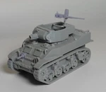 54MM 1/32 3D Printed Wwii Allied M8 Mgc Light Tank Gaming Or Display 0.1MM Layer. Fixed Price $67.17.